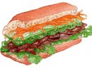 Sandwich Photo Stock. Image Du Nappe, Toast, Dîner, Nourriture - 17417050 intérieur Dessin Sandwich