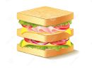 Sandwich Sur Le Vecteur Blanc Illustration De Vecteur - Illustration Du serapportantà Dessin De Sandwich