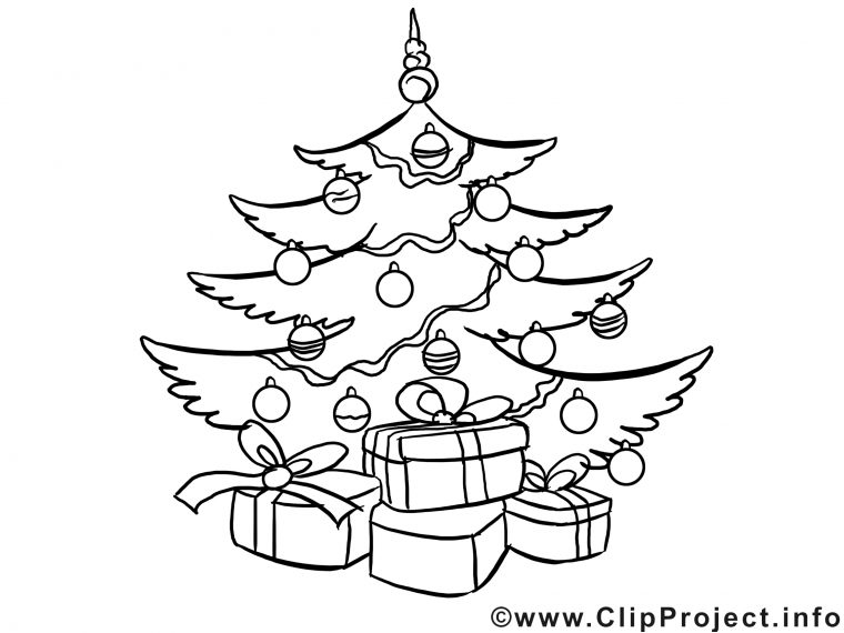 Sapin Dessin – Noël An Gratuits À Imprimer – Noël Coloriages Dessin intérieur Coloriages Noel Gratuits