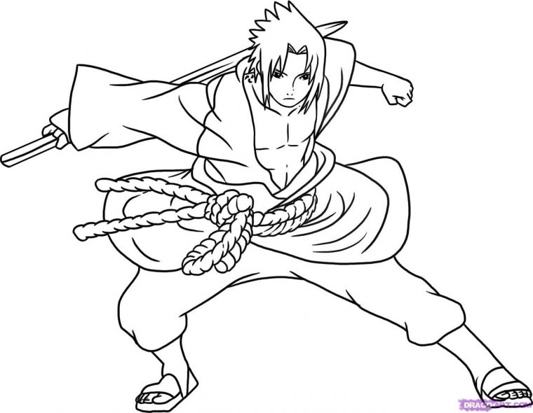 Sasuke De Naruto Shippuden tout Coloriage Naruto Shippuden Sasuke