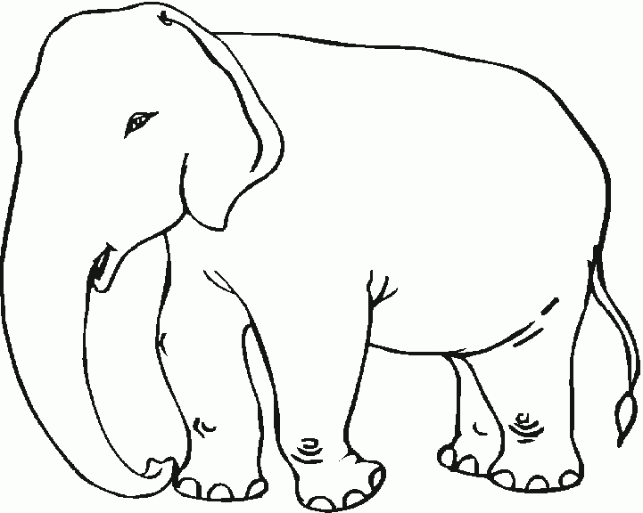Sélection De Coloriage Éléphant À Imprimer Sur Laguerche - Page 3 tout Éléphant À Colorier 