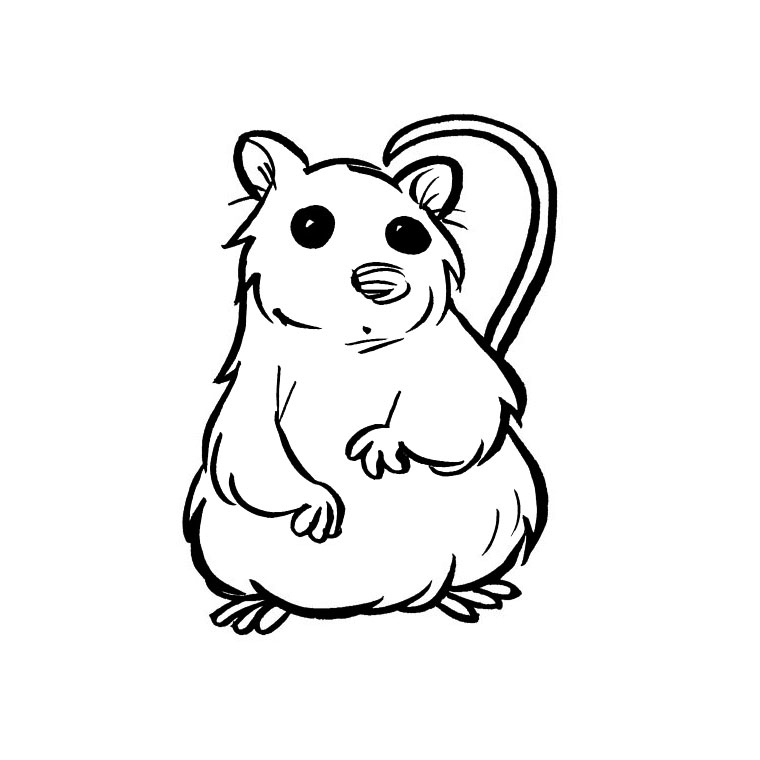 Sélection De Coloriage Hamster À Imprimer Sur Laguerche - Page 1 pour Coloriage De Hamster A Imprimer