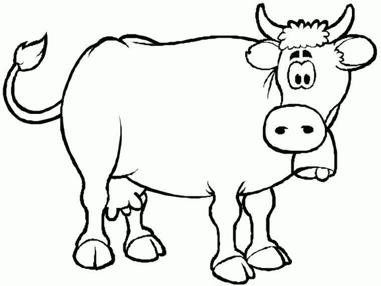 Sélection De Coloriage Vache À Imprimer Sur Laguerche – Page 2 serapportantà Dessin De Vache À Imprimer