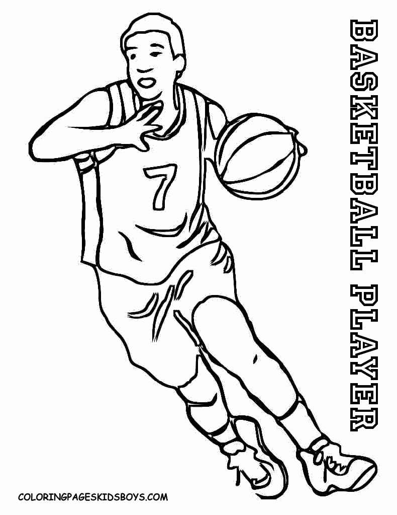 Sélection De Dessins De Coloriage Basketball À Imprimer Sur Laguerche encequiconcerne Coloriage Basket