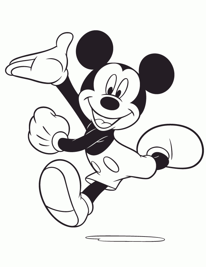 Sélection De Dessins De Coloriage Mickey À Imprimer Sur Laguerche avec Coloriage Mickey A Imprimer 