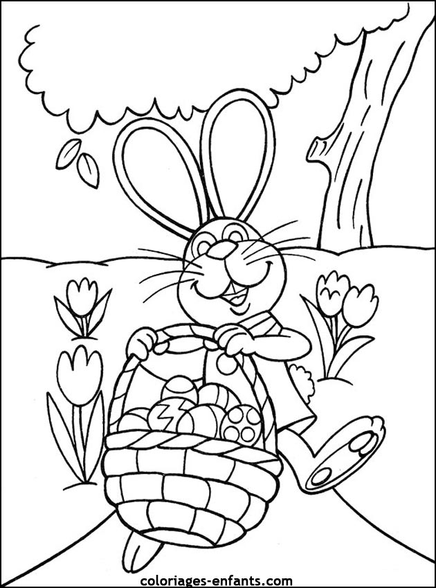 Sélection De Dessins De Coloriage Pâques À Imprimer Sur Laguerche avec Dessin À Colorier Imprimer 