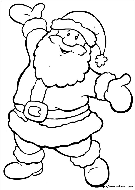 Sélection De Dessins De Coloriage Père Noël À Imprimer Sur Laguerche pour Dessin Père Noel À Imprimer Gratuit 