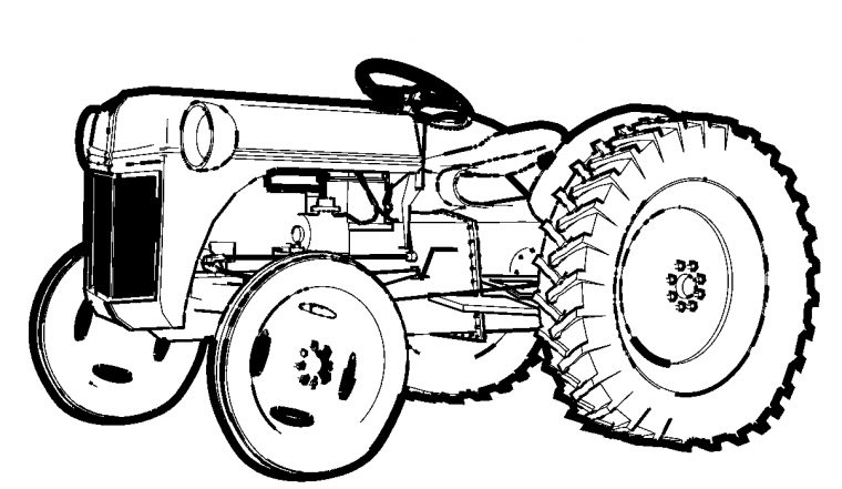 Sélection De Dessins De Coloriage Tracteur À Imprimer Sur Laguerche pour Coloriage Tracteur