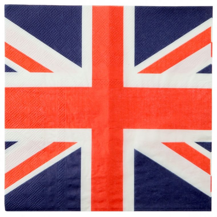 Serviettes Drapeau Angleterre (X20) – Maplusbelledeco avec Image De Drapeau D Angleterre