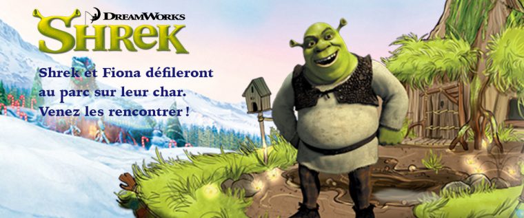 Shrek Et Fiona – Défilé Et Spectacle De Noël À Portaventura tout Musique De Shrek 1