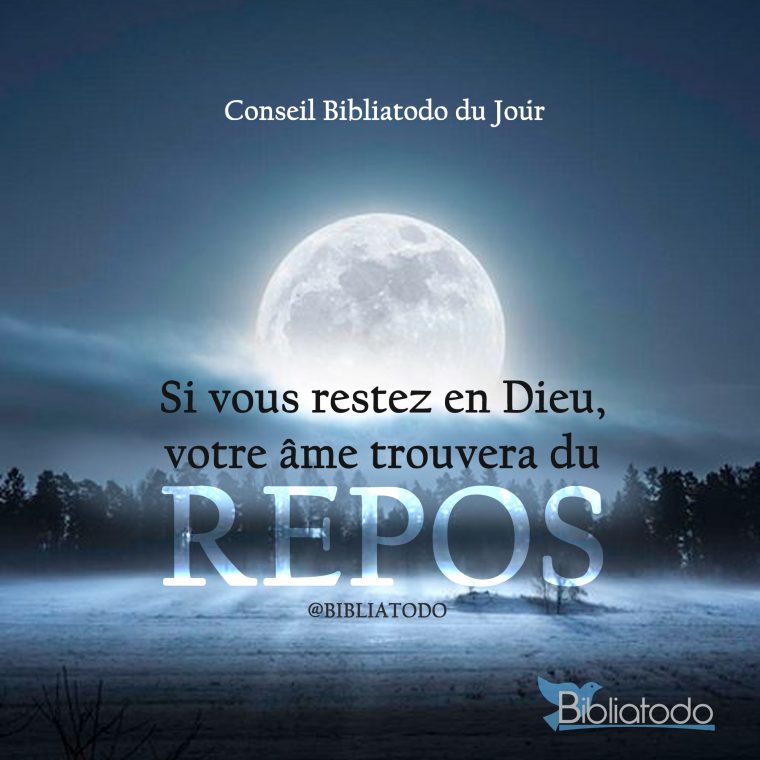 Si Vous Restez En Dieu, Votre Âme Trouvera Du Repos Fr-Con-1058 – Image serapportantà Verset Biblique Noel