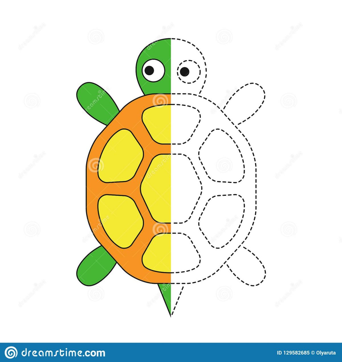 Simple Dessin Tortue Facile - Dessin Facile intérieur Tortue A Dessiner