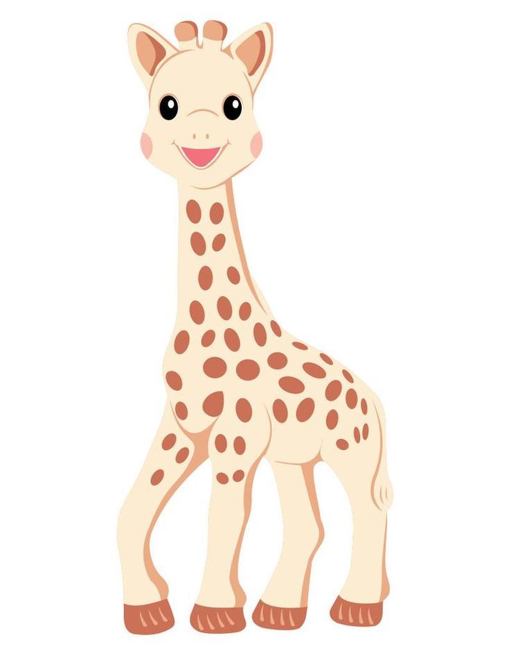 Sophie The Giraffe - Svg, Pdf, Png, Dxf Files  Giraffe, Cute Giraffe pour Sophie La Girafe Dessin 