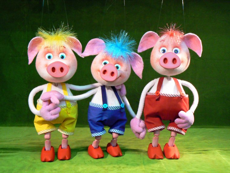 Spectacle De Marionnettes – « Les Trois Petits Cochons tout Le 3 Petit Cochon