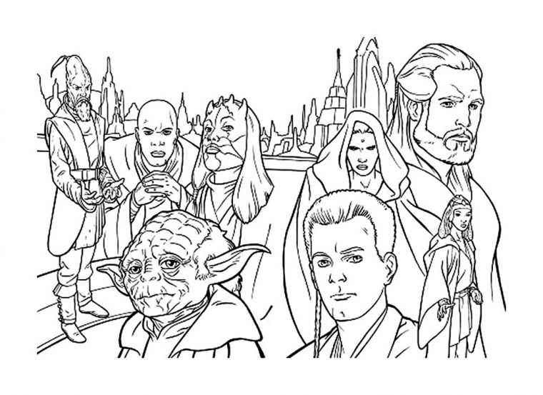 Star Wars 19 – Coloriage Star Wars – Coloriages Pour Enfants pour Dessin De Star Wars A Imprimer