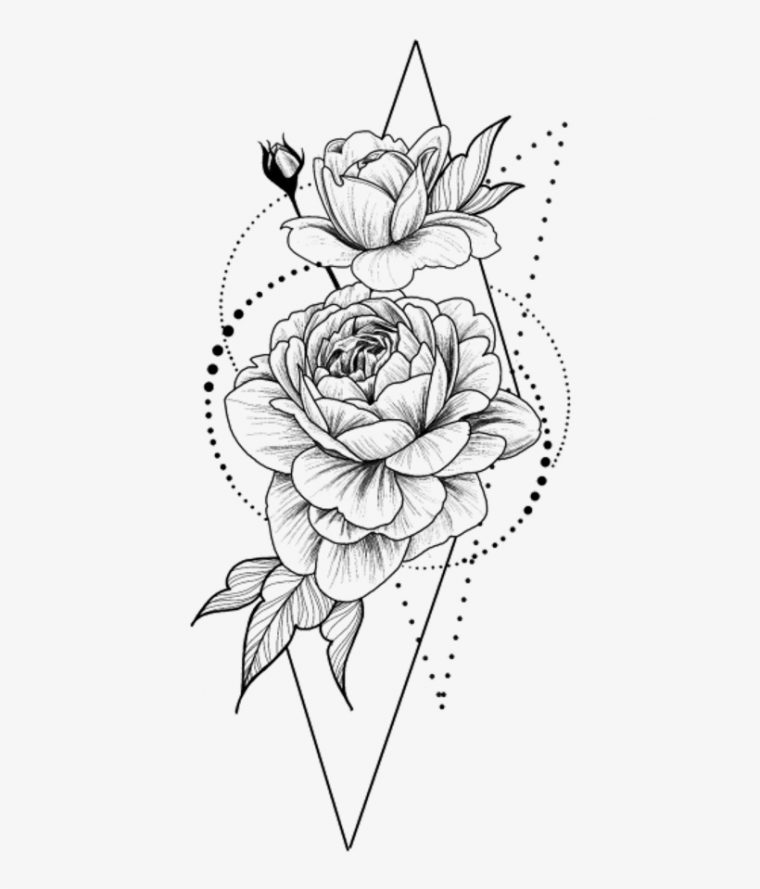 Stickers Png Blackandwhite Flower Flowers Rose Roses – Dessin Rose concernant Dessin Roses