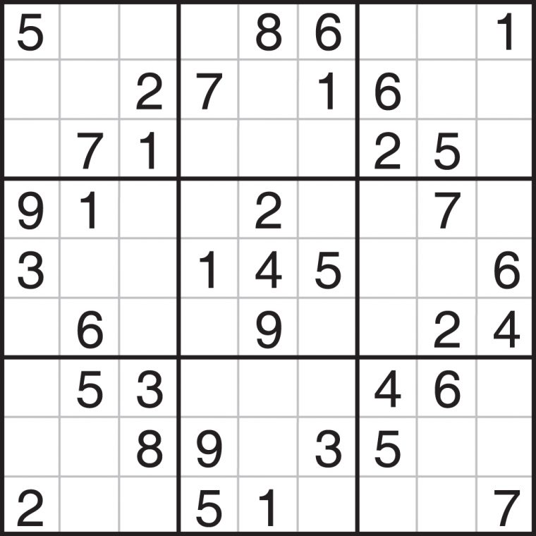 Sudoku, C'Est Un Vrai Casse-Tête Chinois destiné Sudoku Fr A Imprimer