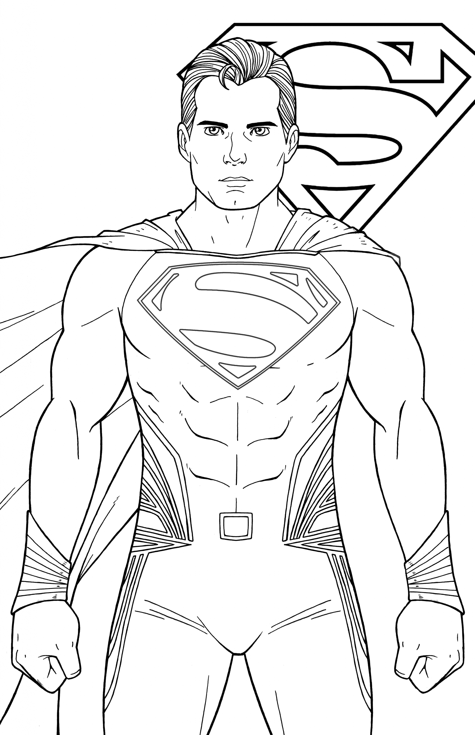 Superman Drawing At Getdrawings  Free Download intérieur Coloriage Superman