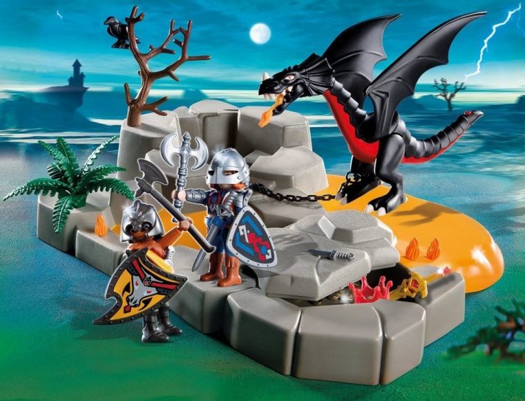 Superset Chevaliers Dragons – Playmobil Chevaliers 4006 tout Playmobil Chevaliers