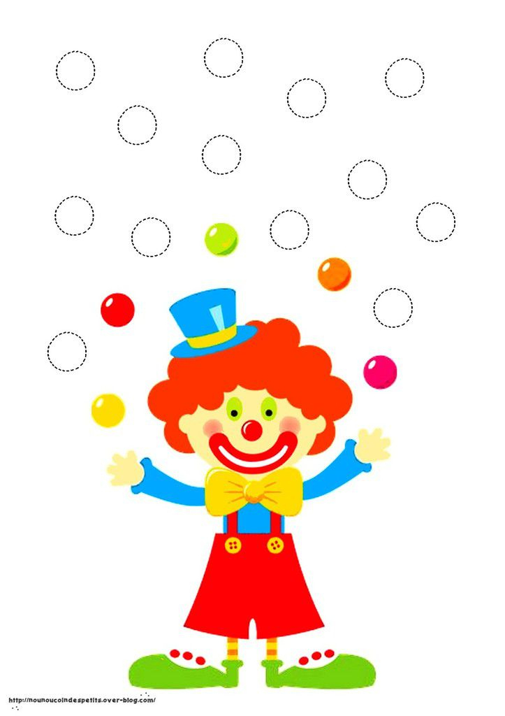 .. Tableau Du Clown Jongleur Cadre En Playmais .. - Le Blog De encequiconcerne Dessiner Un Cirque 