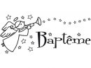 Tampon Baptême - Tampon Bois - Creavea avec Bapteme Dessin