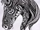 Tangle Horse  Horse Tattoo, Art, Horse Drawings dedans Mandala Cheval