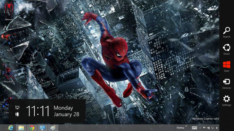 The Amazing Spider Man 4 Theme For Windows 8  Ouo Themes serapportantà Spderman 4