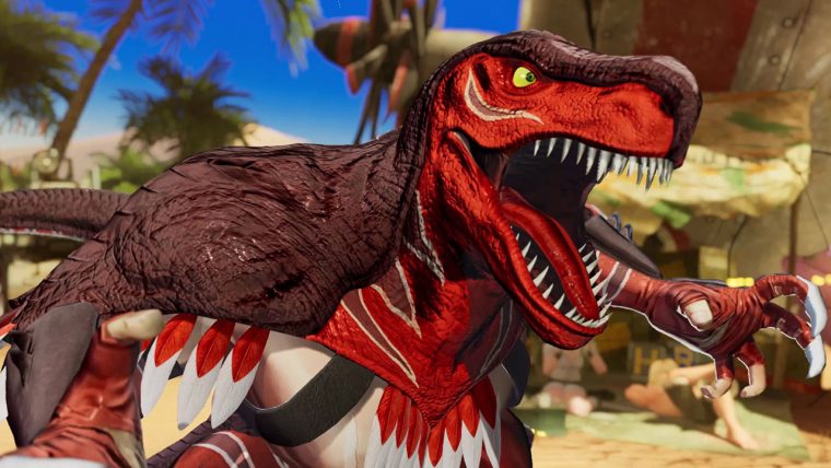 The King Of Fighters Xv King Of Dinosaurs Reveal Trailer – Niche Gamer pour Dino King