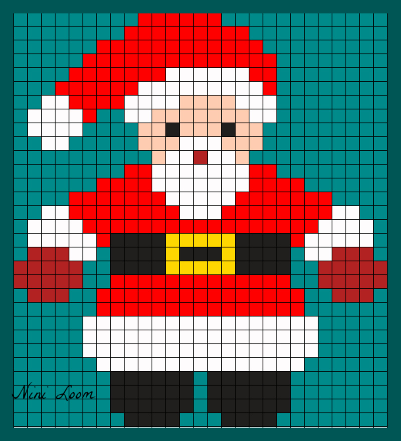 Theme Noel  Pixel Art Noel, Crochet Pixel, Broderie De Noël destiné Modele Dessin Facile 