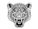 Tigre  Animaux - Coloriages Difficiles Pour Adultes  Justcolor dedans Coloriage D Annimaux