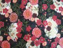 Tissu Japonais Coton Kimono Floral : Tissus Pour Patchwork Par Les encequiconcerne Motifs Dessins