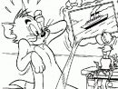 Tom Et Jerry Coloriages À Imprimer Colorier - Coloriages1001.Fr pour Coloriage Tom Et Jerry