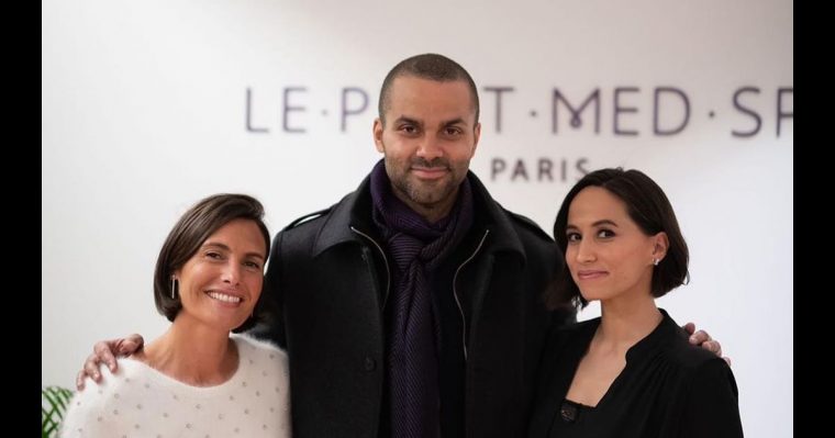 Tony Parker Avec Sa  Axelle Francine Et Alessandra Sublet Au Petit destiné Maison De Tony Parker