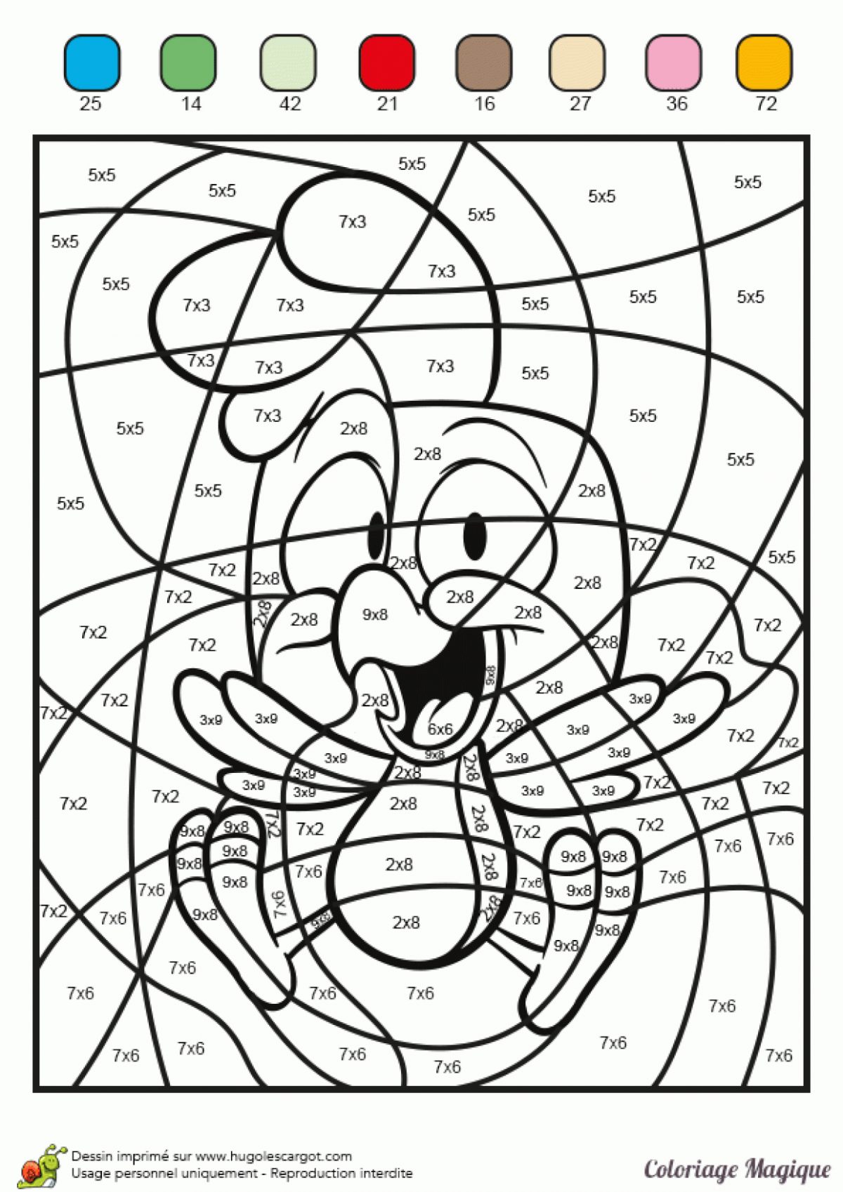 Top13+ Coloriage Magique De Multiplication Cm1 Pics - Le Reseau tout Coloriage Maths