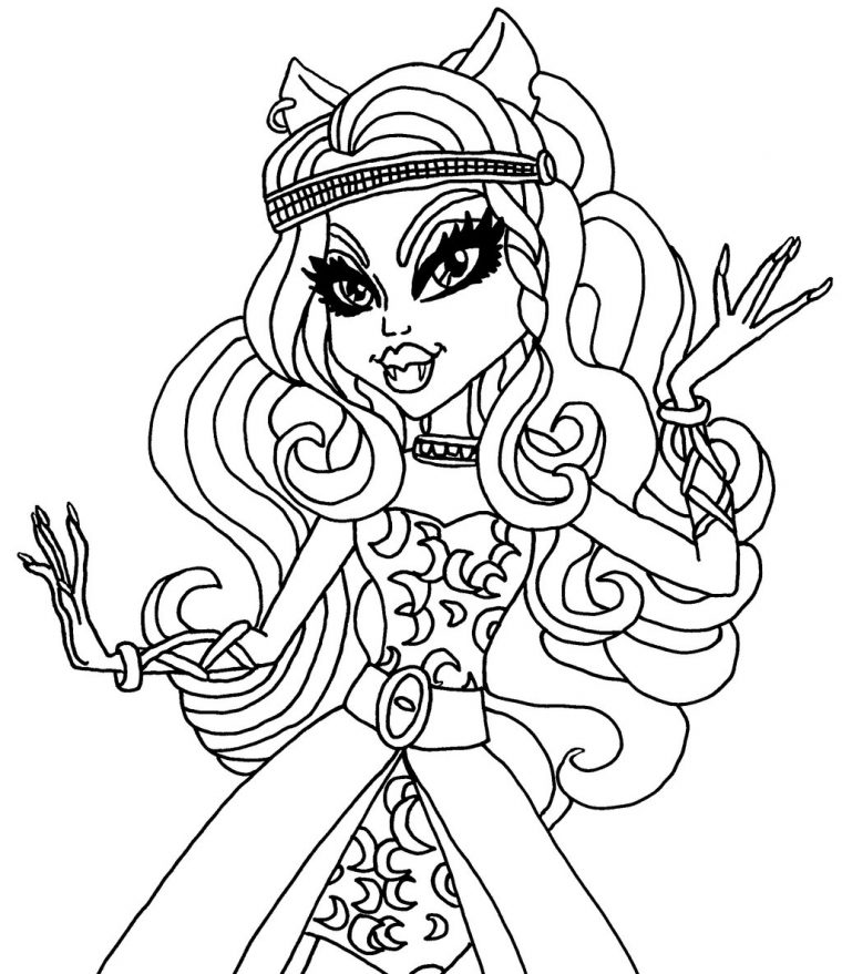 Top46+ Coloriage A Imprimer De Monster High Aperçu – Spiritinstone destiné Imprimer Dessin Monster High