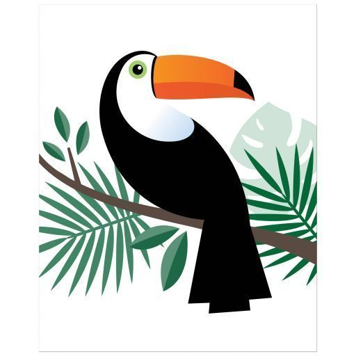 Toucan Wall Art Poster Print #Animals Https:.ogysoft concernant Dessin Toucan 