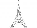 Tour Eiffel Clipart Gratuit - Divers À Colorier - Coloriages A Imprimer intérieur Dessin Tour Eiffel À Imprimer