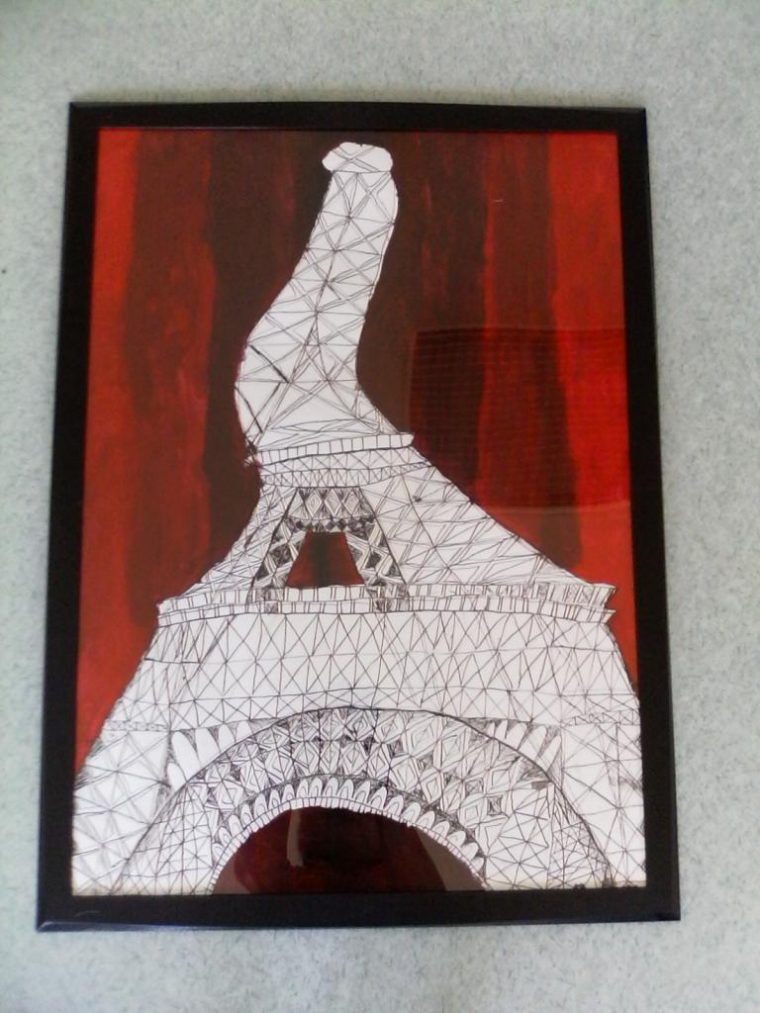 Tour Eiffel – Peinture Enfant pour Tour Eiffel Enfant