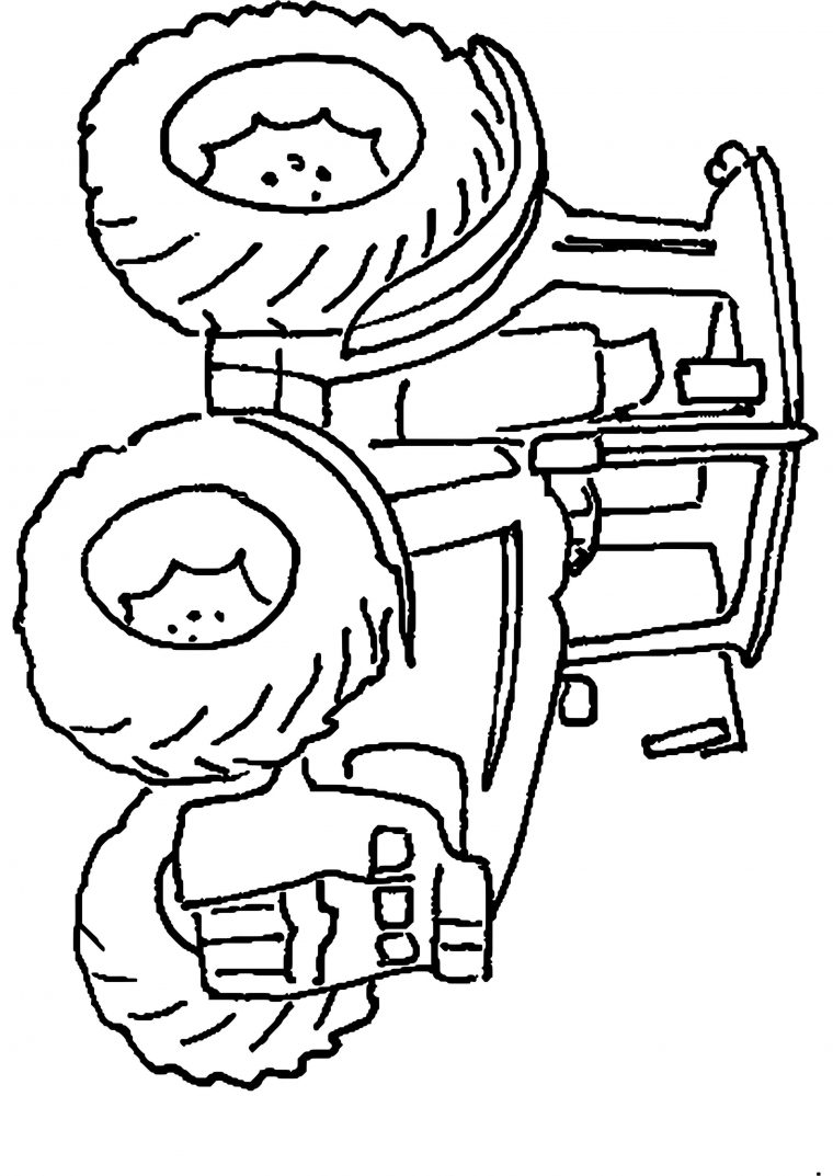 Tracteur Coloriage Unique Dessus Coloriage A Imprimer De Tracteur pour Dessin A Colorier Tracteur