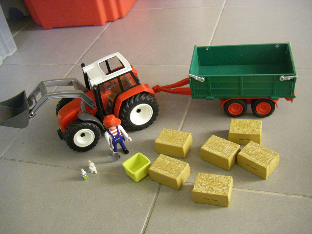 Tracteurs Pelle Remorque Occasion , Annonces Achat Et Vente De à Tractopelle Playmobil 