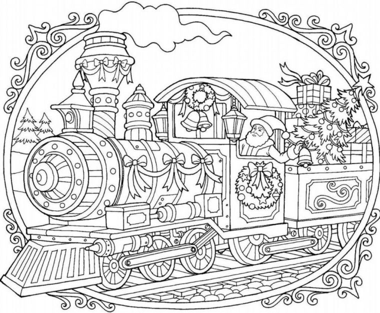 Train Coloring Pages  Coloring.rocks! Coloriage De Noel À Imprimer avec Coloriage Train