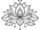 Trouvez Des Images De Stock De Mehndi Lotus Flower Pattern Henna encequiconcerne Dessin Fleur De Lotus A Imprimer