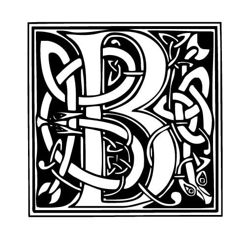 Uage Écriture Celtique, Uage Lettres Celtique, Typographie destiné Dessin Celte 