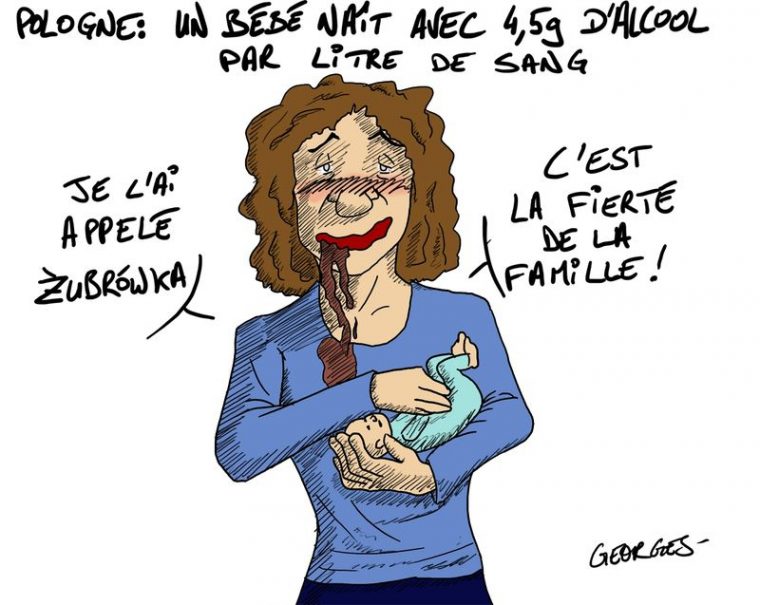 Un Bébé Naît Avec 4,5G D'Alcool Par Litre De Sang – Les Dessins D tout Dessin Bébé Humoristique