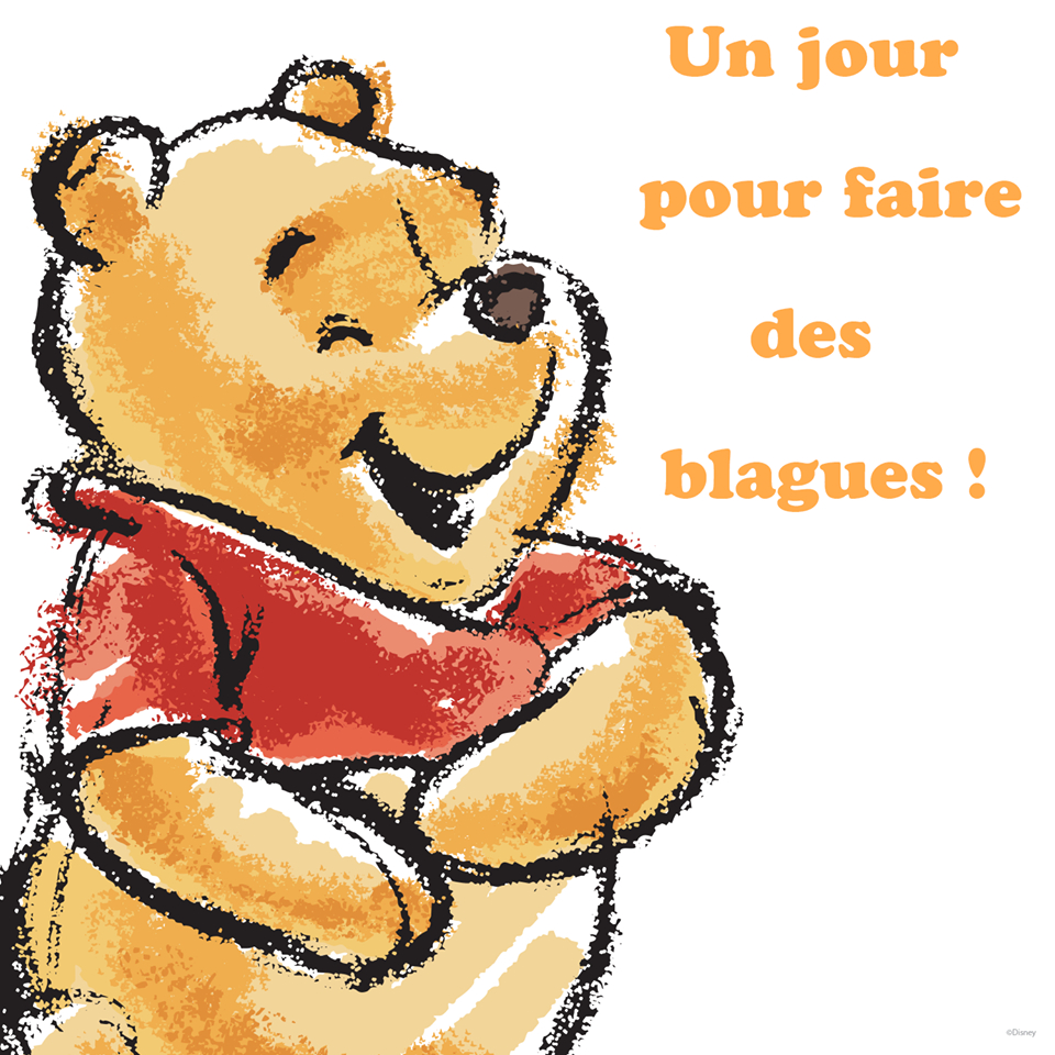 Un Jour Pour Faire Des Blagues !  Winnie L&amp;#039;Ourson, Dessins Disney, Winnie dedans Winnie L Ourson Dessin 