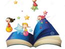 Un Livre Avec Jouer D'Enfants Illustration De Vecteur - Illustration Du tout Dessin De Livre