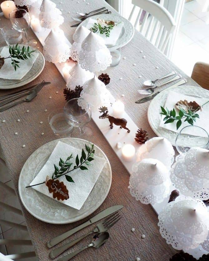 Une Déco De Table Tendance Pour Noël - Save The Deco concernant Theme Noel 