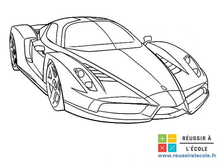 Voiture Coloriage  Coloriage En Ligne Voiture Coloriage Voiture De intérieur Coloriage Magique Voiture De Course