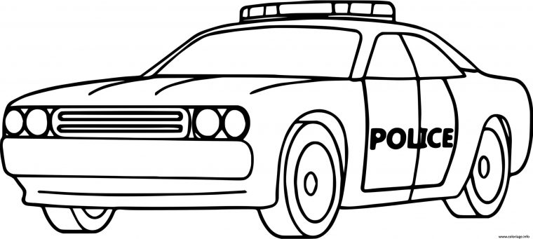 Voiture De Police À Dessiner : Dessin Voiture De Police Comment tout Voiture Police Dessin