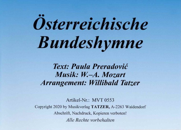 österreichische bundeshymne text